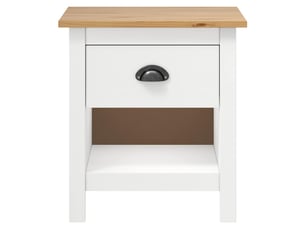 Lot de 2 tables de chevet - cabinet de chevet - table de nuit hill 46x35x49,5 cm bois de pin solide