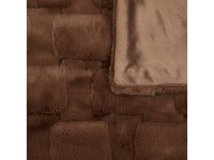 Plaid nalia 180x230cm marron