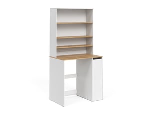 Vicco armoire pour machine à laver, blancchêne artisan, 93.6x88.2cm 2 pièces avec étagère