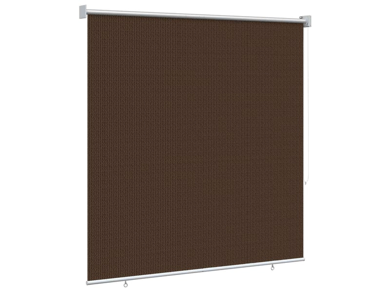  Store enrouleur extérieur, store à rouleau à 90% de blocage uv marron hdpe cf45202  - Conforama D