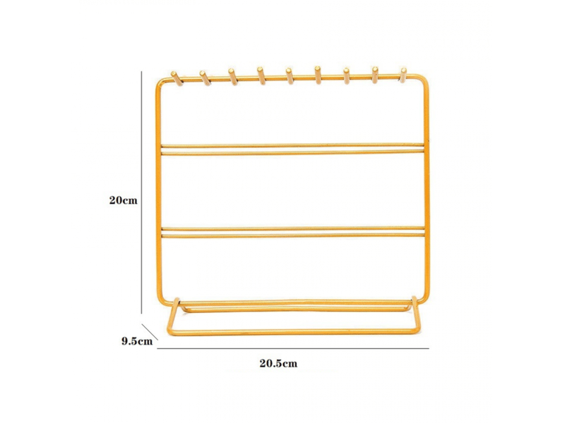  Porte-bijoux, support pour colliers et boucles d’oreilles, en métal  - Conforama D