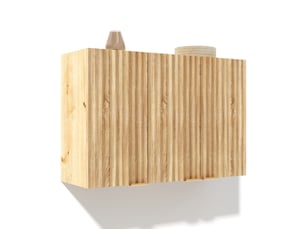 Armoire     <strong>DESVIAE</strong> <strong></strong> coloris naturel largeur 90 cm