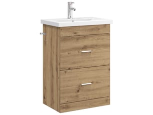 Ensemble de mobilier de salle de bain chêne artisanal shl6355