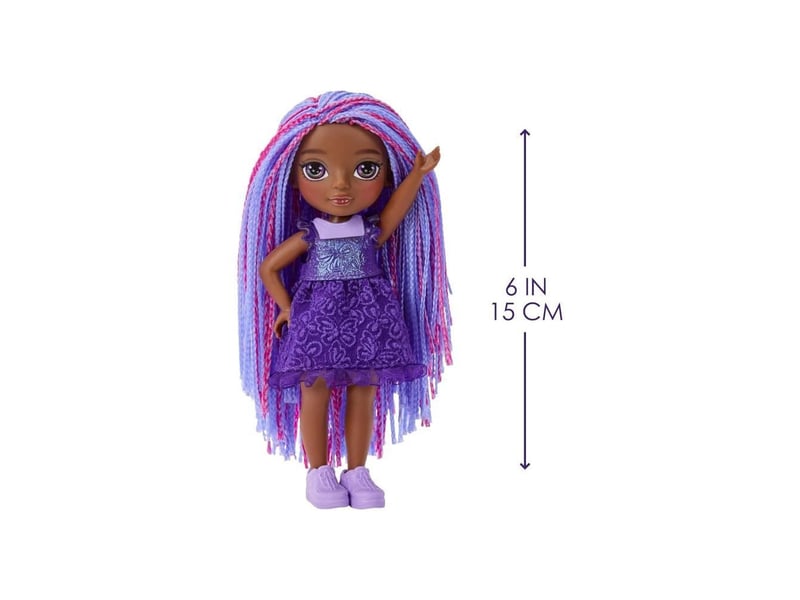  Poupée mannequin rainbow high littles indigo violet foncé 15 cm avec animal de compagnie violet LIT35051531241 - Conforama D
