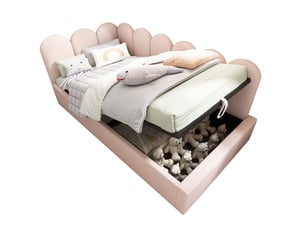 Lit banquette 90x190 cm <strong>WISHDOR</strong>  <strong></strong> coloris rose