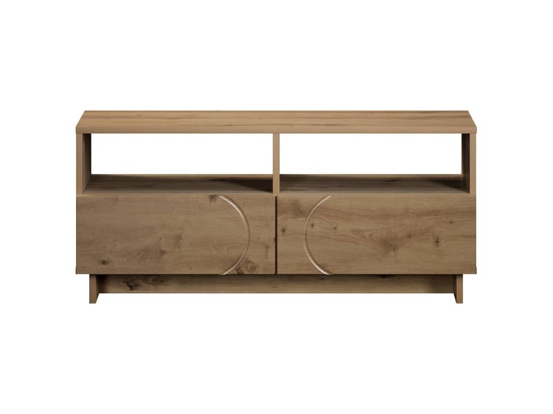  Meuble tv moderne, banc tv 90x34,5x40 cm chêne artisanal bois d'ingénierie shl76502  - Conforama D