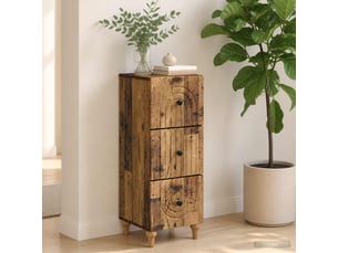 Armoire de rangement bureau, armoire à tiroirs 33 x 34.5 x 90 cm bois d'ingénierie shl5613