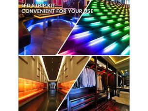 Ruban led 10m étanche bande rgb 5050 300 leds ip65 multicolore avec télécommande à infrarouge lumineuse pour décoration d'eclairag