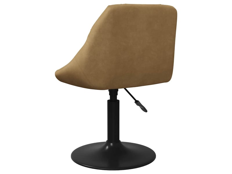  Tabouret de bar, chaise de bar marron velours shl89566  - Conforama E