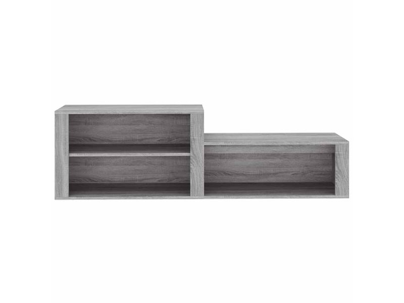  Meuble à chaussure, armoire à chaussures sonoma gris 150x35x45 cm bois d'ingénierie  - Conforama E