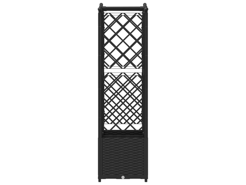  Jardinière - lit élevé avec treillis et toit noir 125 x 40 x 138 cm pp  - Conforama E