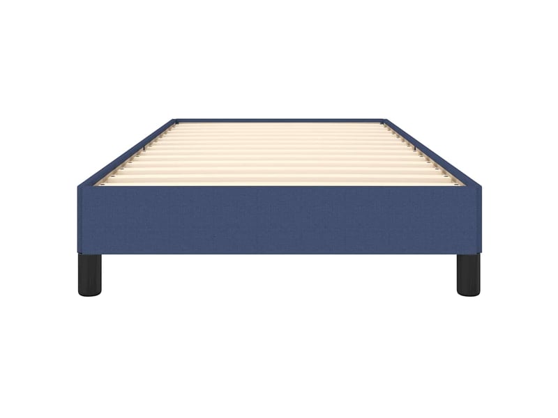  Lit simple- lit adulte -  cadre de lit sans matelas bleu 80x200 cm tissu  - Conforama D