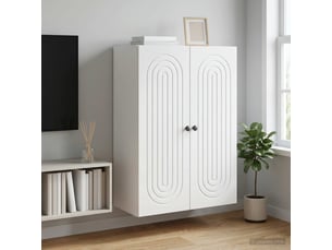 Armoire     <strong></strong> <strong></strong> coloris blanc largeur 66 cm