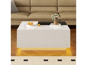 Table basse coloris noir <strong></strong> <strong></strong>