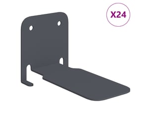 Etagère 6 cm coloris noir