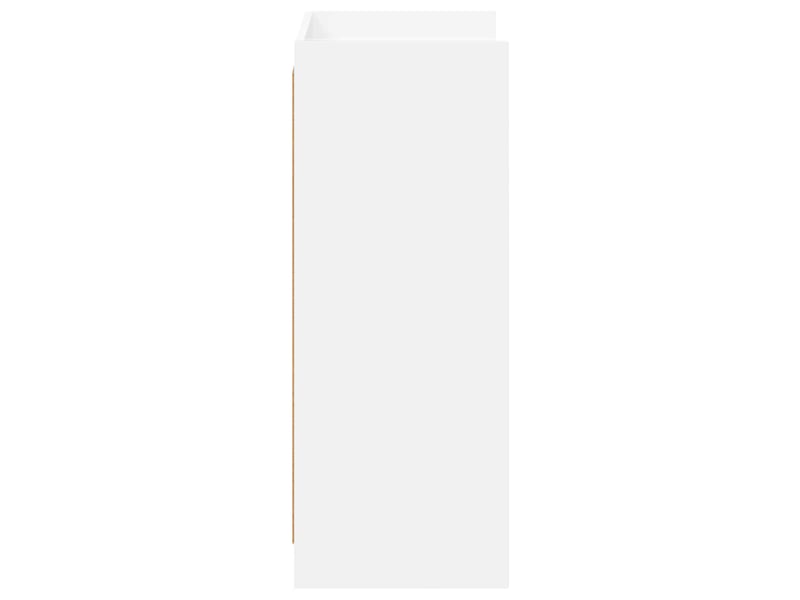  Meuble à chaussure, cabinet à chaussures blanc 48x36x92 cm bois d'ingénierie shl2927  - Conforama E