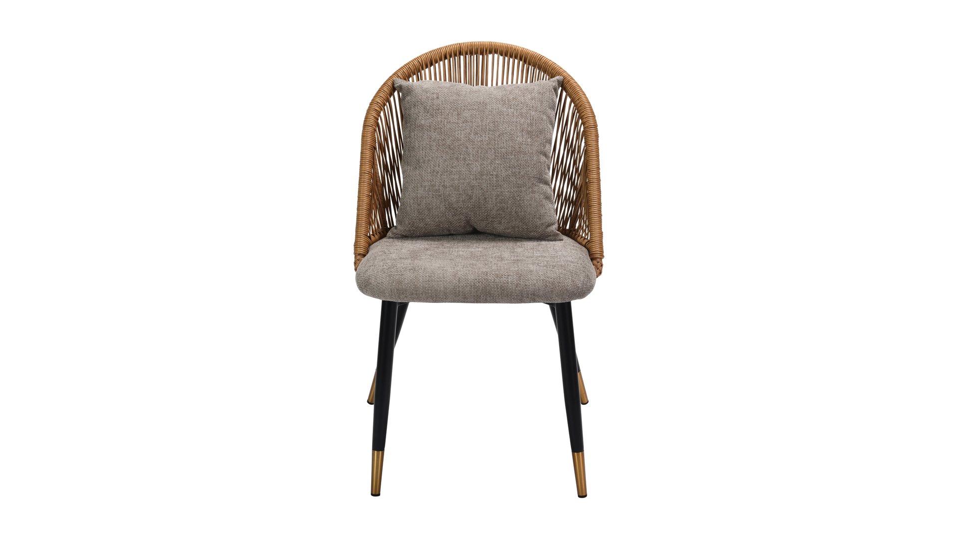 Chaise en tissu KEYAH coloris gris gris 85 Conforama