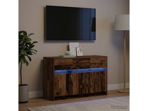 Meuble tv coloris marron 91 cm <strong></strong> <strong></strong>
