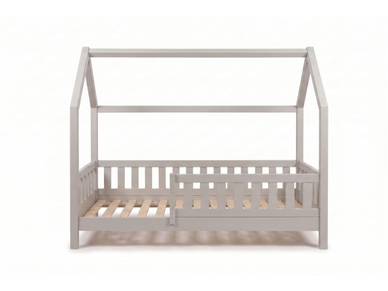  Yappytrygg - lit cabane 160x80 cm - gris 4754010385935 - Conforama E