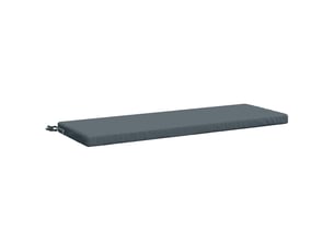 Coussin de banc, coussin d'assise, coussin de canapé soest 100 % polyester bleu 120 x 40 x 5 cm cf53057