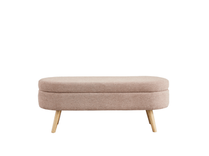 Banc de rangement 110x40x42 cm rose, coffre ventilé avec pieds antidérapants pour chambre et entrée