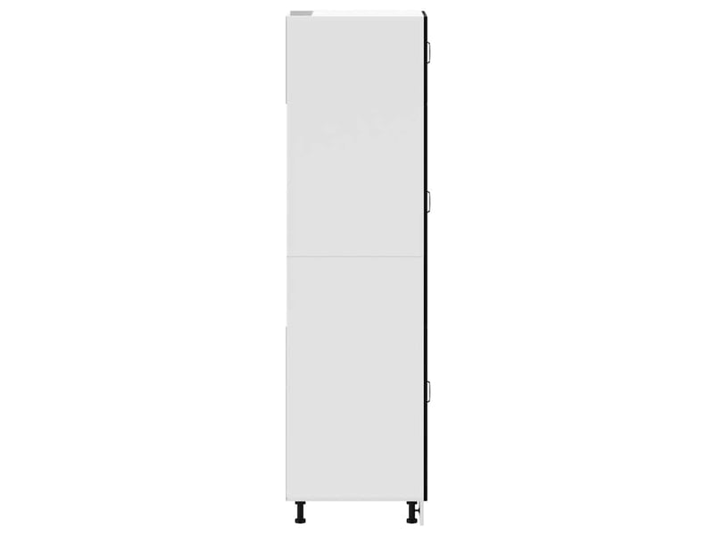 Meuble de rangement, armoire de cuisine lucca noir bois d'ingénierie - Conforama E