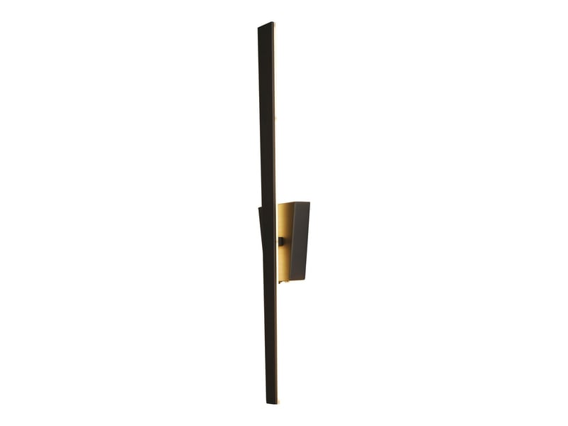  Naeve trevor applique murale led intégrée noire 3100k  - Conforama D