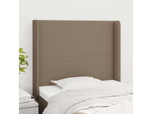 Tete de lit A poser largeur 93 cm taupe