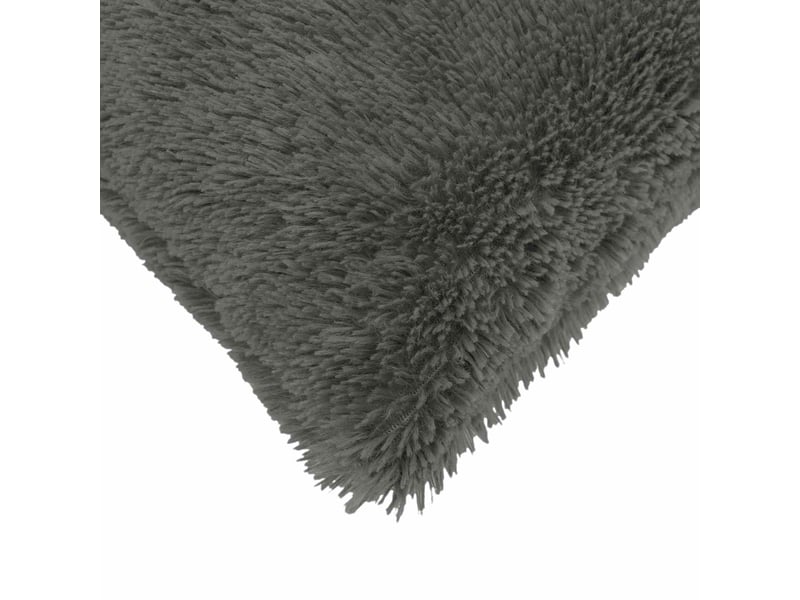 Lot de 2 coussins avec oreiller, coussins décoratifs heerlen vert clair fleece pv cf50617 - Conforama E