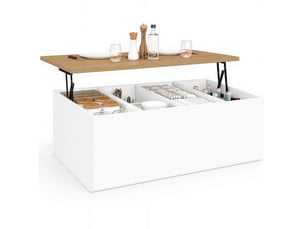 Table basse  coloris blanc ID MARKET 