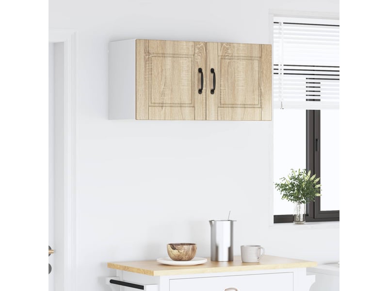  Meuble mural de cuisine | armoire de cuisine 2 pcs chêne sonoma bois d'ingénierie shl9192  - Conforama D