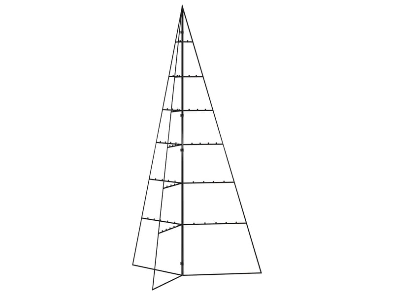  Arbre de noël, sapin de noël en métal pour décoration noir 140 cm  - Conforama C