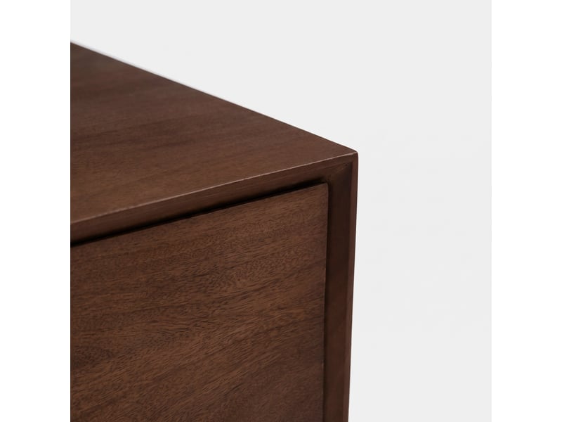  Table de chevet en bois de manguier marron foncé-achille Achille - Conforama C