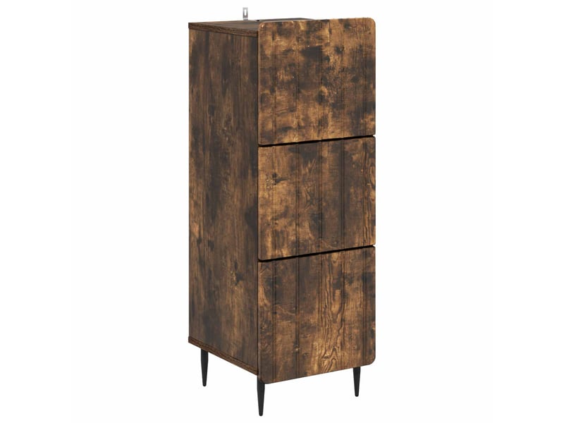  Armoire de rangement bureau, armoire à tiroirs 33 x 34.5 x 92 cm bois d'ingénierie shl8551  - Conforama A