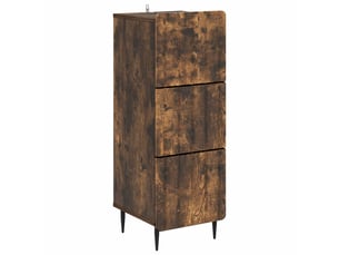 Armoire de rangement bureau, armoire à tiroirs 33 x 34.5 x 92 cm bois d'ingénierie shl8551
