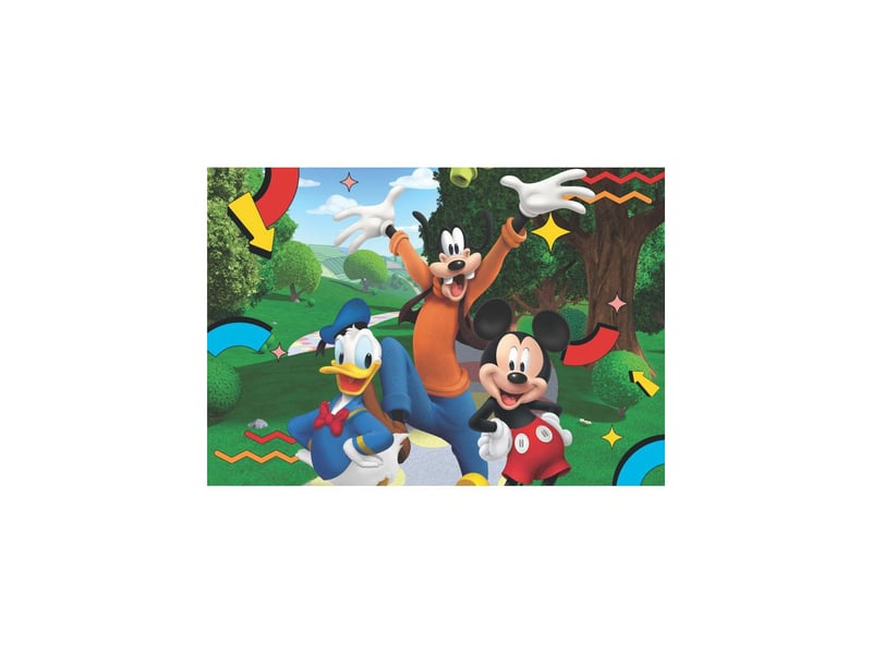  Puzzle maxi 104 pieces mickey mouse clubhouse 62 x 42 cm CLE8005125250189 - Conforama B