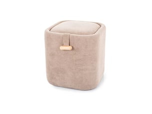 Pouf / repose pied <strong>DECONATION</strong> <strong></strong> taupe