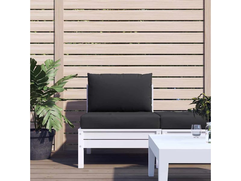  Lot de 2 coussins de palette, coussins de canapé noir tissu oxford cf59589  - Conforama B