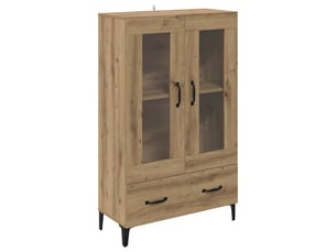 Buffet - haut armoire chêne artisanal 70 x 31 x 115 cm