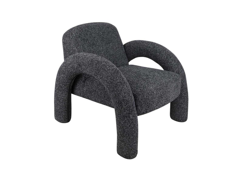  Fauteuil en polyester brazo noir  - Conforama A