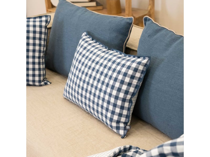  Coussin motif vichy 40x60 cm  - Conforama B