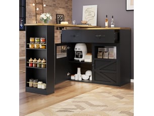 Bar coloris noir <strong>FLORAGRACE</strong> <strong></strong> - 204 cm