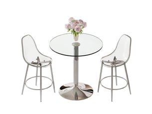 Ensemble table rond(e)  2 chaise(s)  <strong></strong> <strong></strong> 