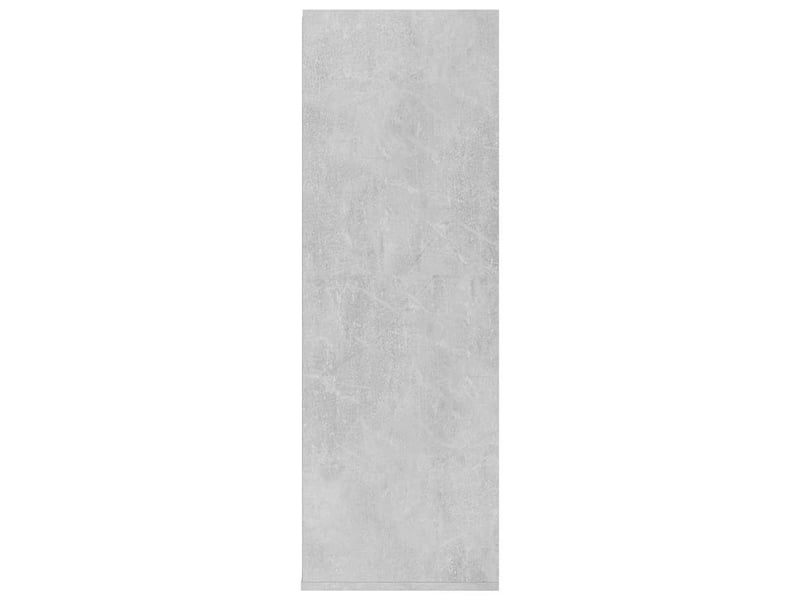  Meuble à chaussures, étagère à chaussures gris béton 54x34x100,5 cm bois ingénierie  - Conforama E