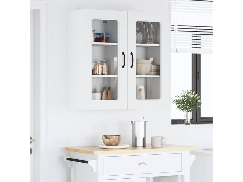  Meuble mural de cuisine | armoire de cuisine blanc 40x31x80cm shl4683  - Conforama D