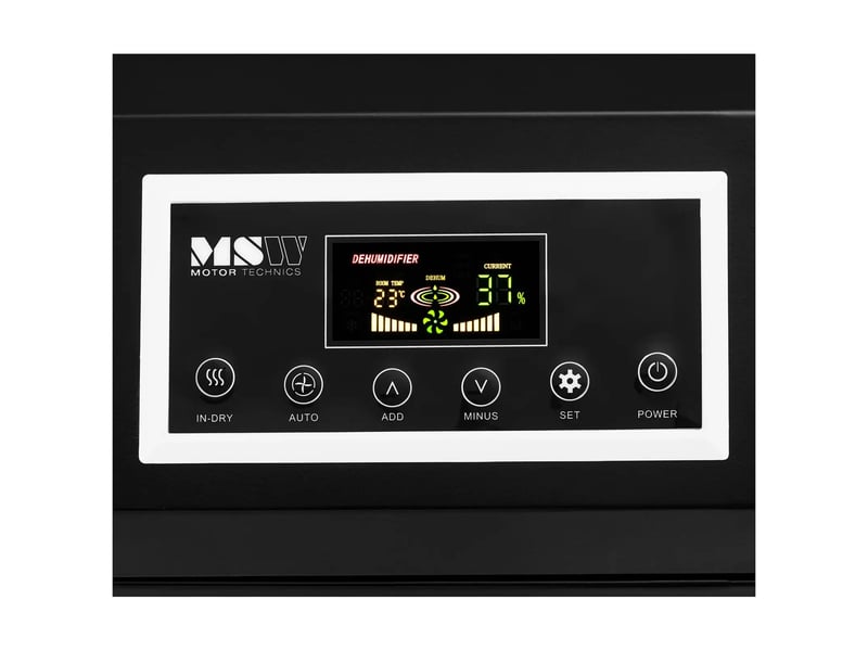  Déshumidificateur professionnel 138 litres 24 heures 70 100 m² 1129 m³h avec poignée acier blanc 14_0008876  - Conforama B