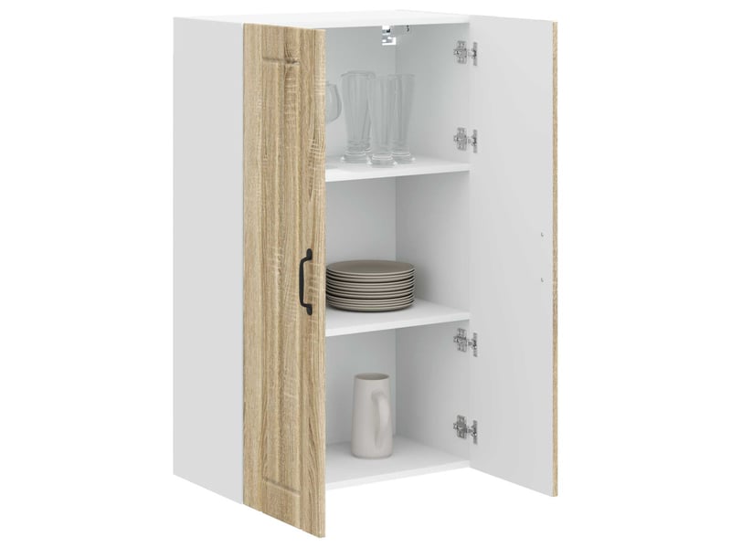 Meuble mural de cuisine, armoire de cuisine chêne sonoma 60x31x100cm shl6568 - Conforama C