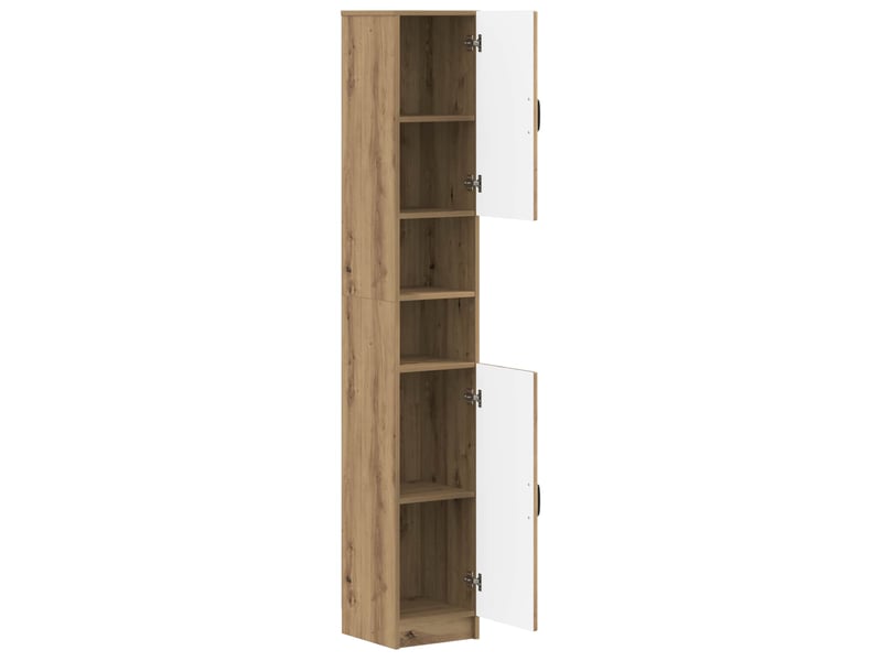  Colonne de salle de bain avec étagère ouverte utrecht shl4791  - Conforama C