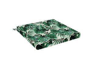 Coussin de siège, coussin d'assise 1 pièce soest 100 % polyester motif feuilles cf55634