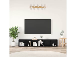 Meuble tv coloris noir 1 cm <strong></strong>  <strong></strong>